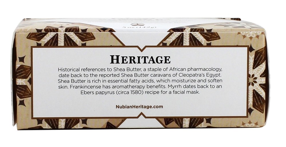 Sabonete em barra de manteiga de karité - 5 oz. Nubian Heritage - Imagem 4