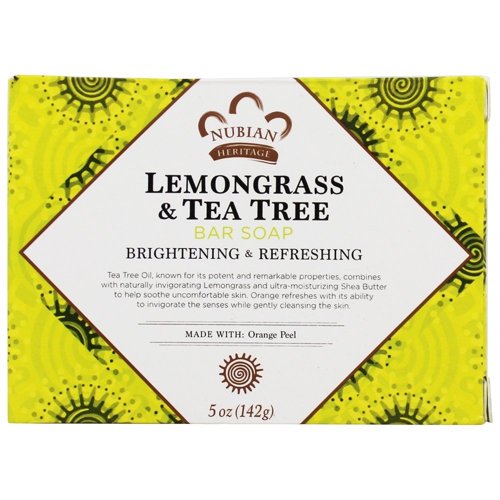 Bar Sabonete de Erva-Cidreira e Tea Tree - 5 oz. Nubian Heritage