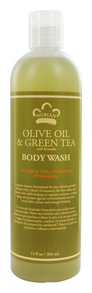 Corpo Lavar Oliva & Verde Chá Oliva & Verde Chá - 13 fl. oz. Nubian Heritage