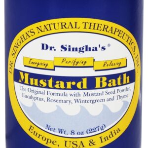 Comprar banho de mostarda - 8 oz. Dr. Singha's natural therapeutics preço no brasil cuidados pessoais & beleza sais de banho e sais de epsom suplemento importado loja 29 online promoção -