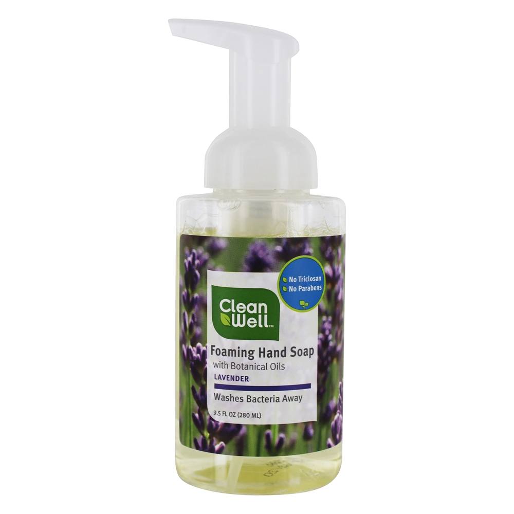 Alfazema natural do sabão da mão da espuma de Antibacterial - 9.5 fl. oz. CleanWell