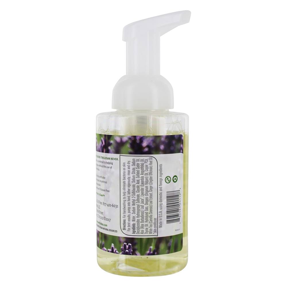 Alfazema natural do sabão da mão da espuma de Antibacterial - 9.5 fl. oz. CleanWell - Imagem 2