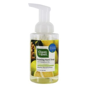 Natural Antibacteriano Espuma Sabonete Gengibre Bergamota - 9.5 fl. oz. CleanWell