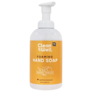 Sabonete Espumante Laranja Baunilha - 9.5 fl. oz. CleanWell