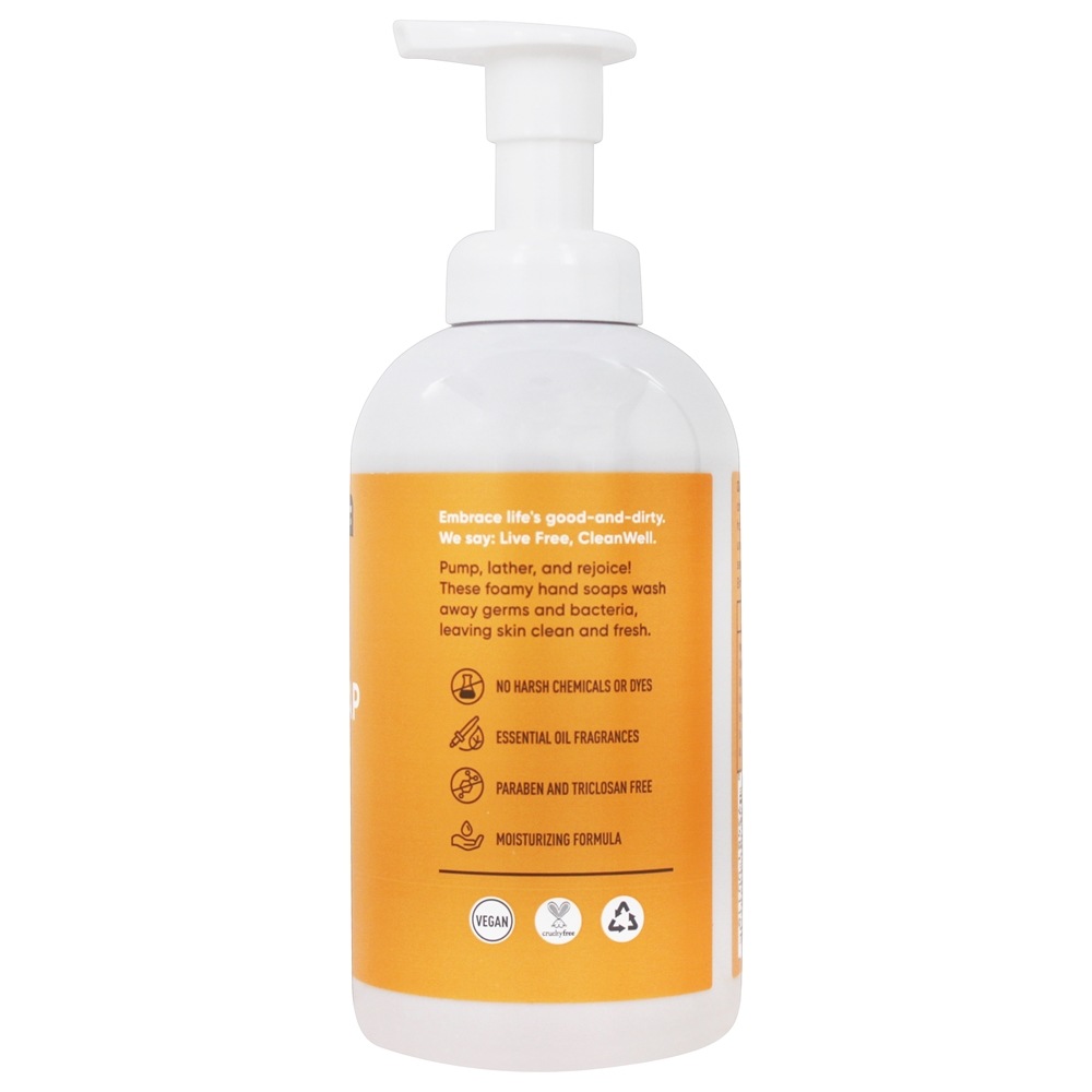 Sabonete Espumante Laranja Baunilha - 9.5 fl. oz. CleanWell - Imagem 3