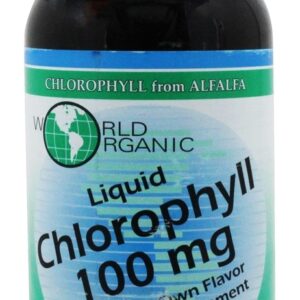 Comprar clorofila líquida 100 mg. - 8 fl. Oz. World organic preço no brasil clorofila suplementos nutricionais suplemento importado loja 121 online promoção -