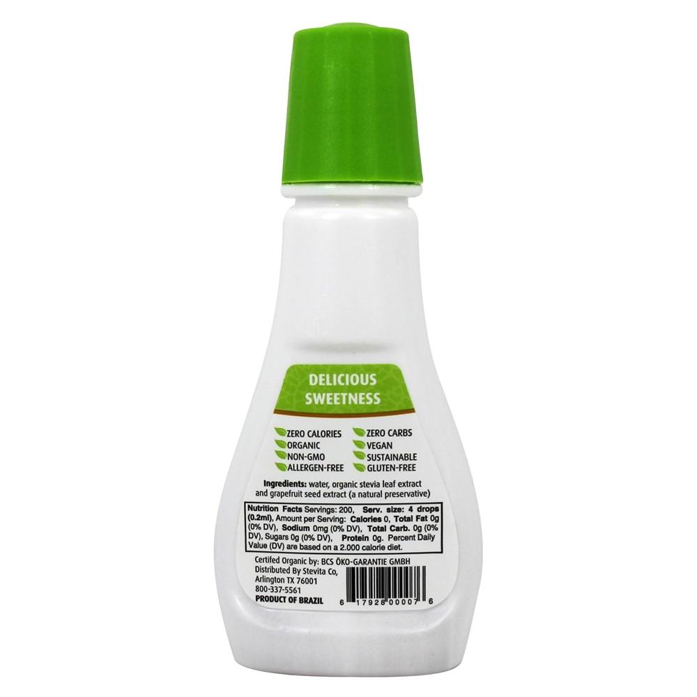 Original do edulcorante do Stevia do extrato líquido - 1.35 fl. oz. Stevita - Imagem 2