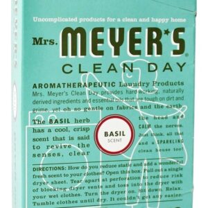 Comprar limpar dia secador sheets manjericão - 80 planilha (s) mrs. Meyer's preço no brasil produtos naturais para o lar toalhetes para secadora suplemento importado loja 3 online promoção -