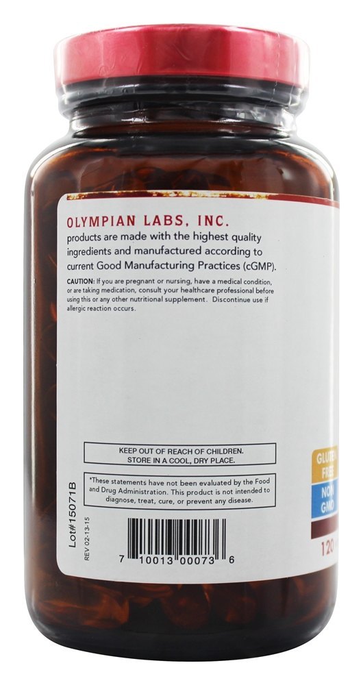 Omega - 3 óleos de peixe Naturopática Divisão 2000 mg. - 120 Softgels Olympian Labs - Imagem 3