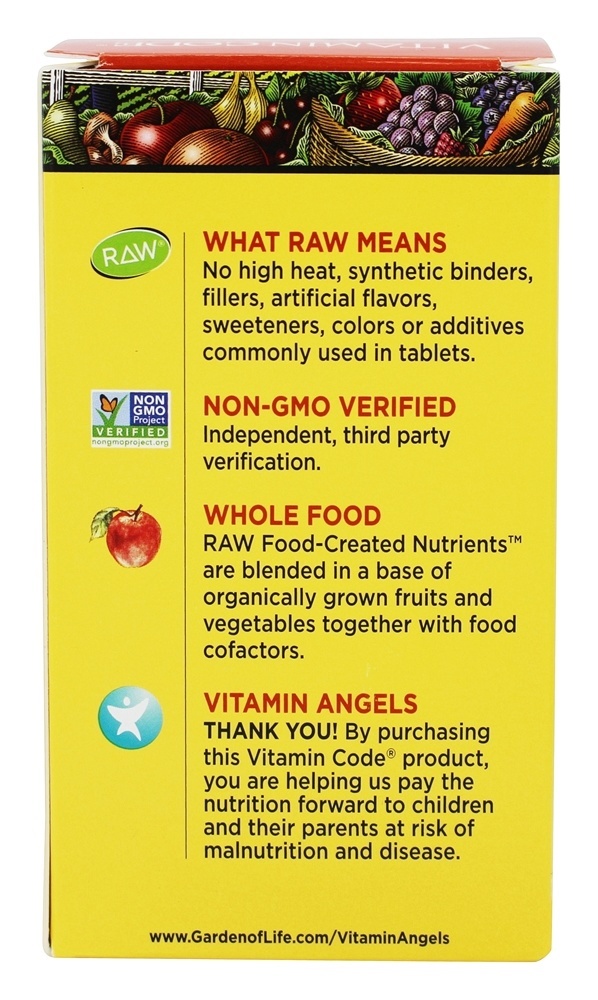 Vitamin Code Ferro Puro 22 mg. - Cápsulas vegetarianas 30 Garden of Life - Imagem 3
