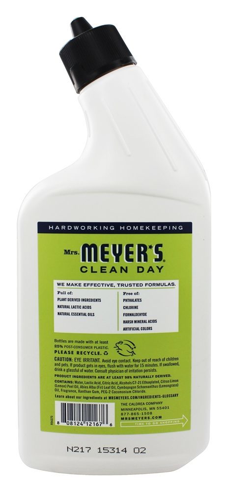 Limpar Dia Banheiro Tigela Limpador Limão Verbena - 24 fl. oz. Mrs. Meyer's - Imagem 2