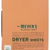 Comprar limpar dia secador sheets gerânio - 80 planilha (s) mrs. Meyer's preço no brasil produtos naturais para o lar toalhetes para secadora suplemento importado loja 3 online promoção -