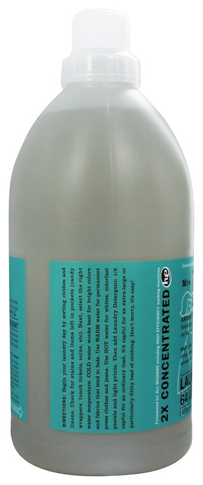 Detergente de Lavanderia para Dia Limpo Concentrado 64 Carrega Manjericão - 64 fl. oz. Mrs. Meyer's - Imagem 3