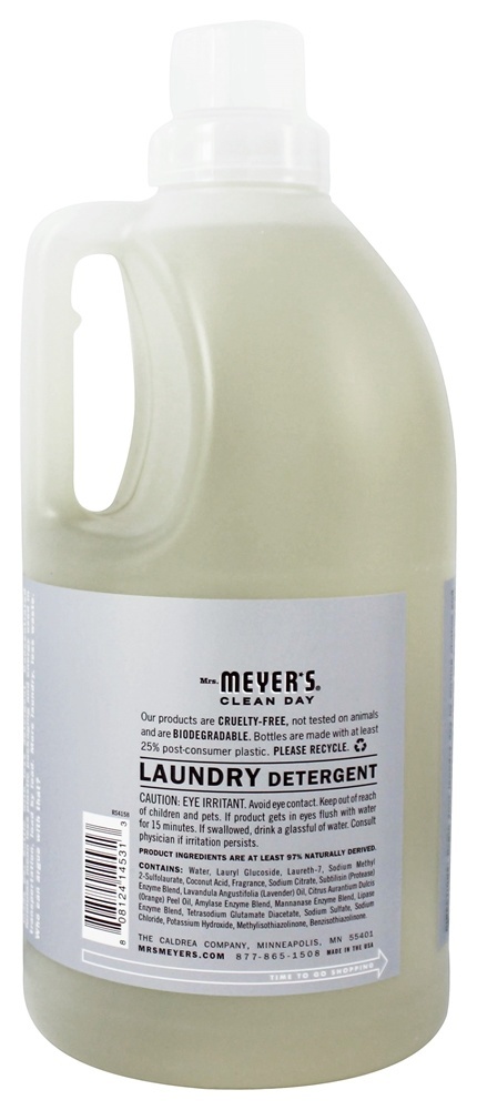 Detergente para a Roupa Clean Day Concentrado 64 Carrega Lavanda - 64 fl. oz. Mrs. Meyer's - Imagem 2