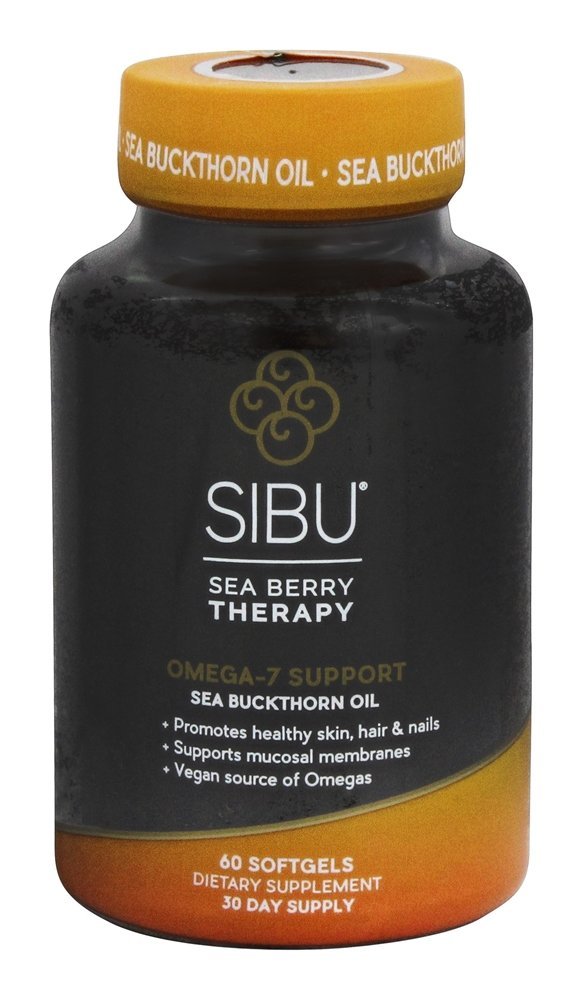 Mar Baga Terapia Omega-7 Apoiar Mar Buckthorn óleo - 60 Softgels Sibu Beauty