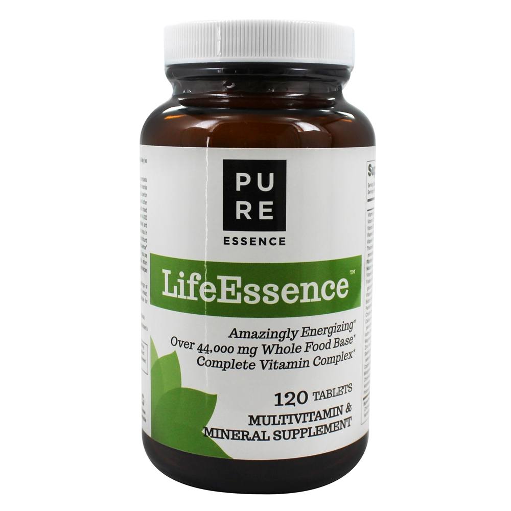 Multivitamínico e Minerais LifeEssence - 120 Tablets Pure Essence Labs