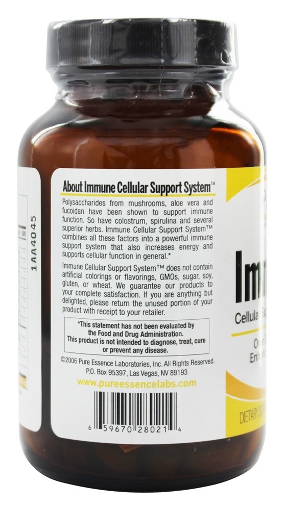 Sistema de Suporte IImmune - 60 Tablets Pure Essence Labs - Imagem 4