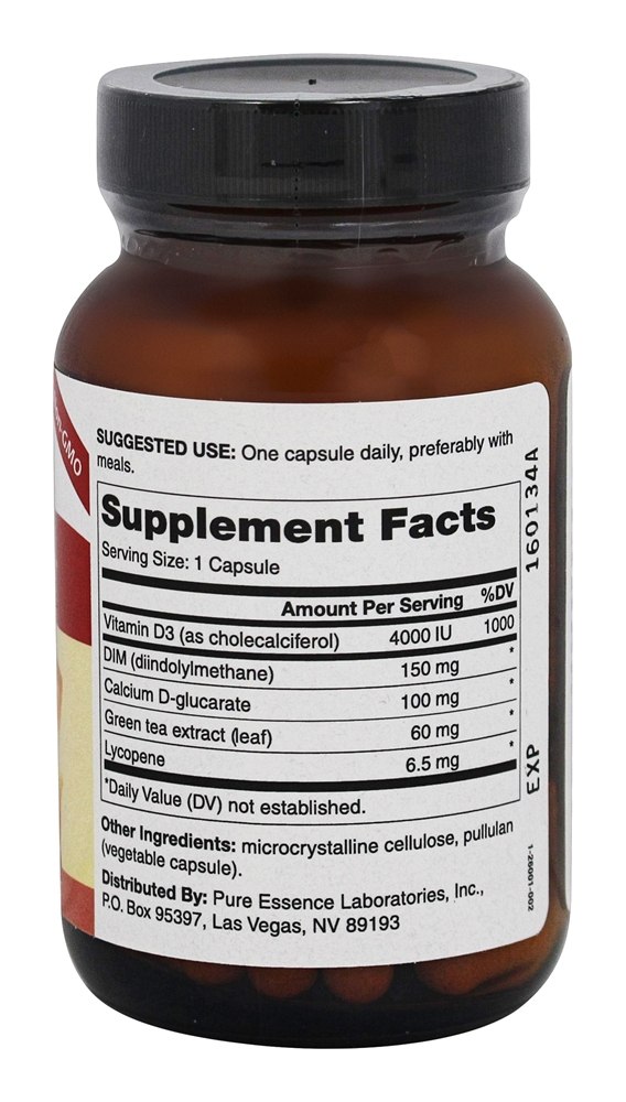 Breast-D Para Saúde Mamária 4000 UI - Cápsulas 30 Pure Essence Labs - Imagem 2