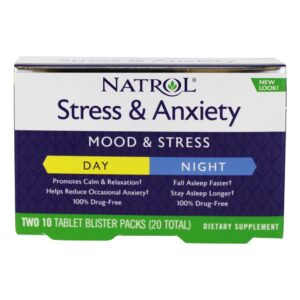 Stress & Anxiety: Fórmulas Para Dia & Noite - 20 Tablet (s) Natrol