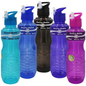 Comprar bpa livre garrafa de água cores sortidas - 1 litro new wave enviro products preço no brasil garrafas de aço inoxidável e alumínio purificação & estoque de água suplemento importado loja 41 online promoção -