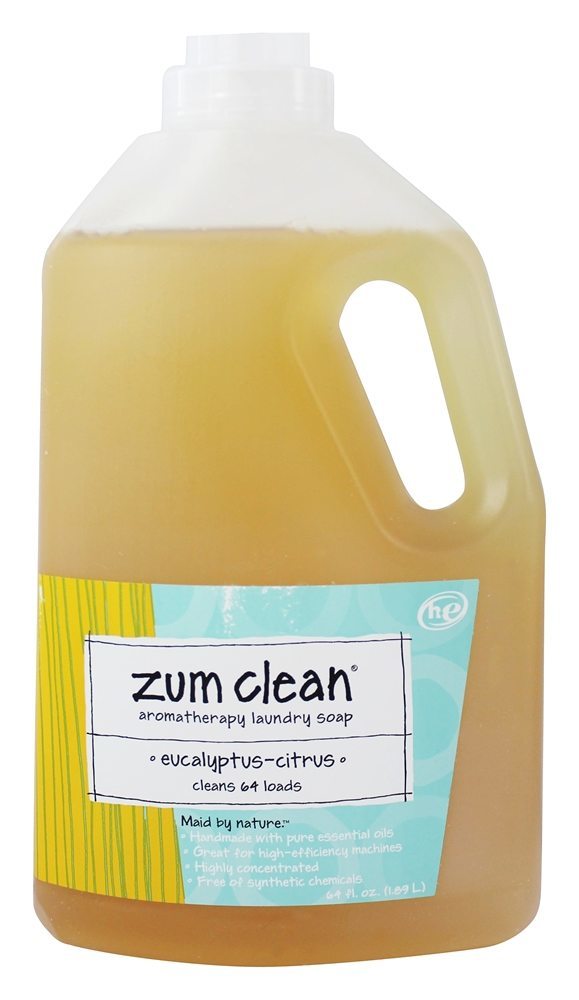 Zum Limpar Aromaterapia Lavanderia Sabão 64 Cargas Eucalipto Cítrico - 64 fl. oz. Indigo Wild