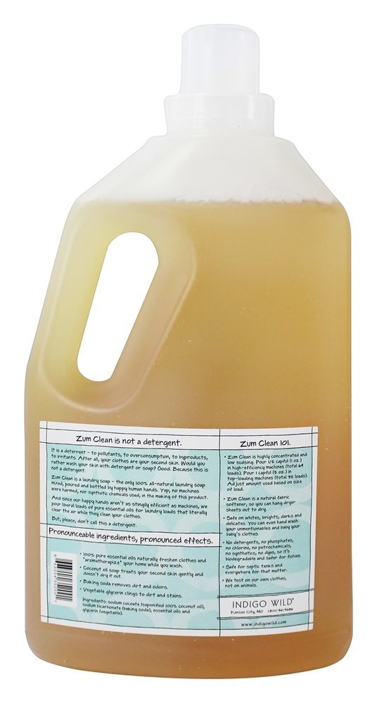 Zum Limpar Aromaterapia Lavanderia Sabão 64 Cargas Eucalipto Cítrico - 64 fl. oz. Indigo Wild - Imagem 2