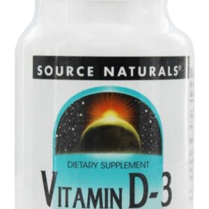 Vitamina D3 1000 UI - 100 Tablets Source Naturals
