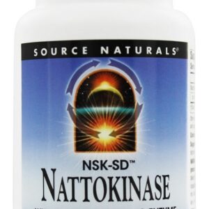 Nattokinase NSK S Inteiro-Corpo Sistêmico Enzima Para Saudável Circulação 100 mg. - Cápsulas 60 Source Naturals