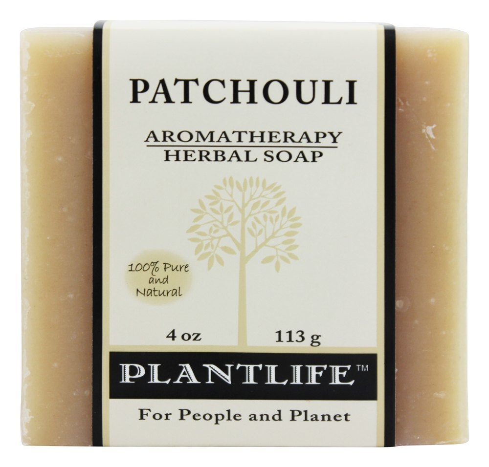 Aromaterapia Ervas Sabão Patchouli - 4 oz. Plantlife Natural Body Care