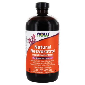Comprar natural resveratrol líquido concentrado - 16 fl. Oz. Now foods preço no brasil resveratrol suplementos nutricionais suplemento importado loja 153 online promoção -