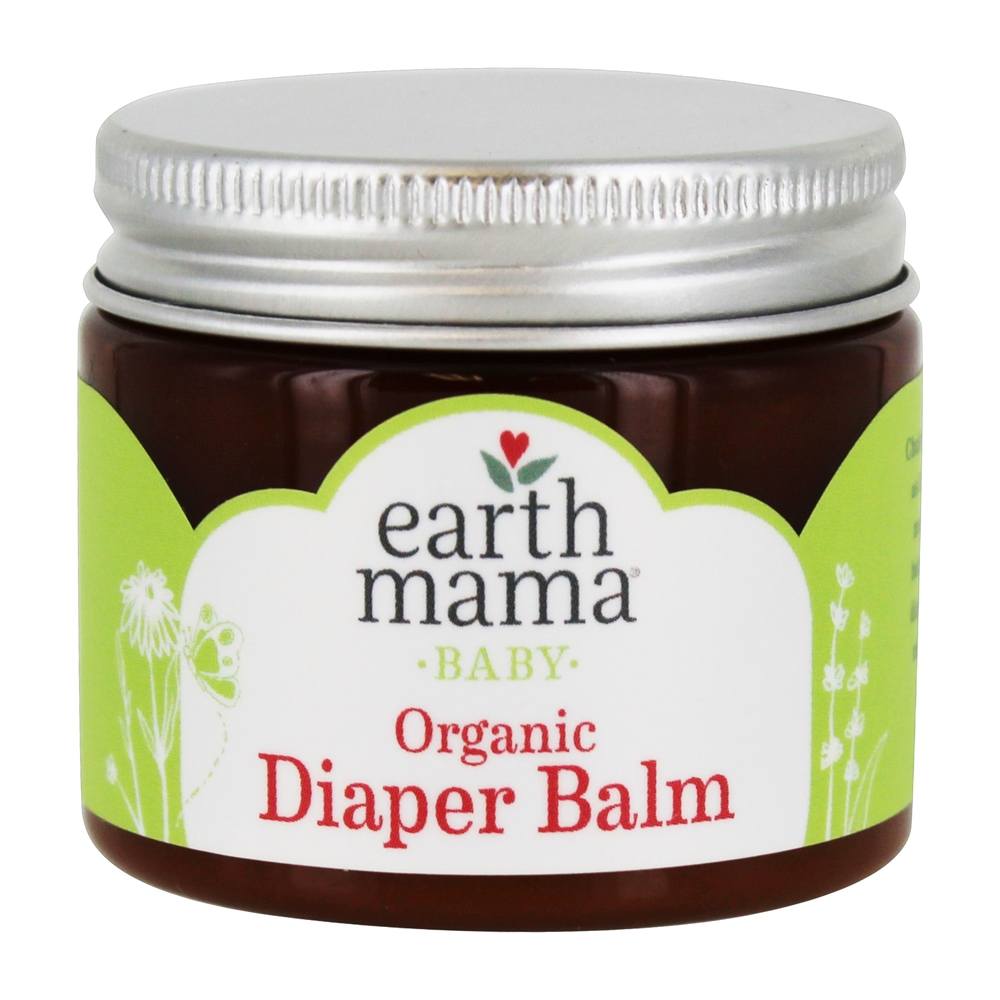 Bálsamo de Fralda Orgânica - 2 oz. Anteriormente erupção cutânea com fralda de bálsamo inferior Earth Mama - Imagem 2