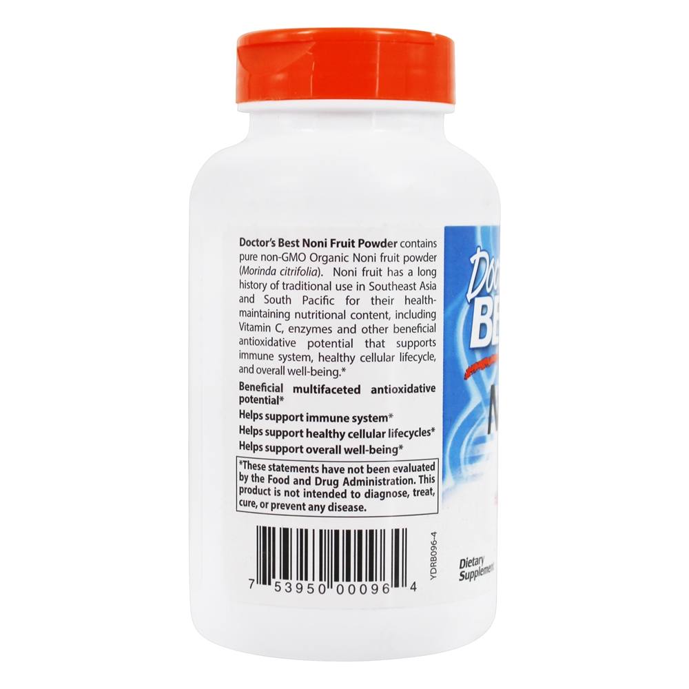 Noni Fruit Powder 650 mg . - 120 Cápsula (s) vegetal (s) Doctor's Best - Imagem 3