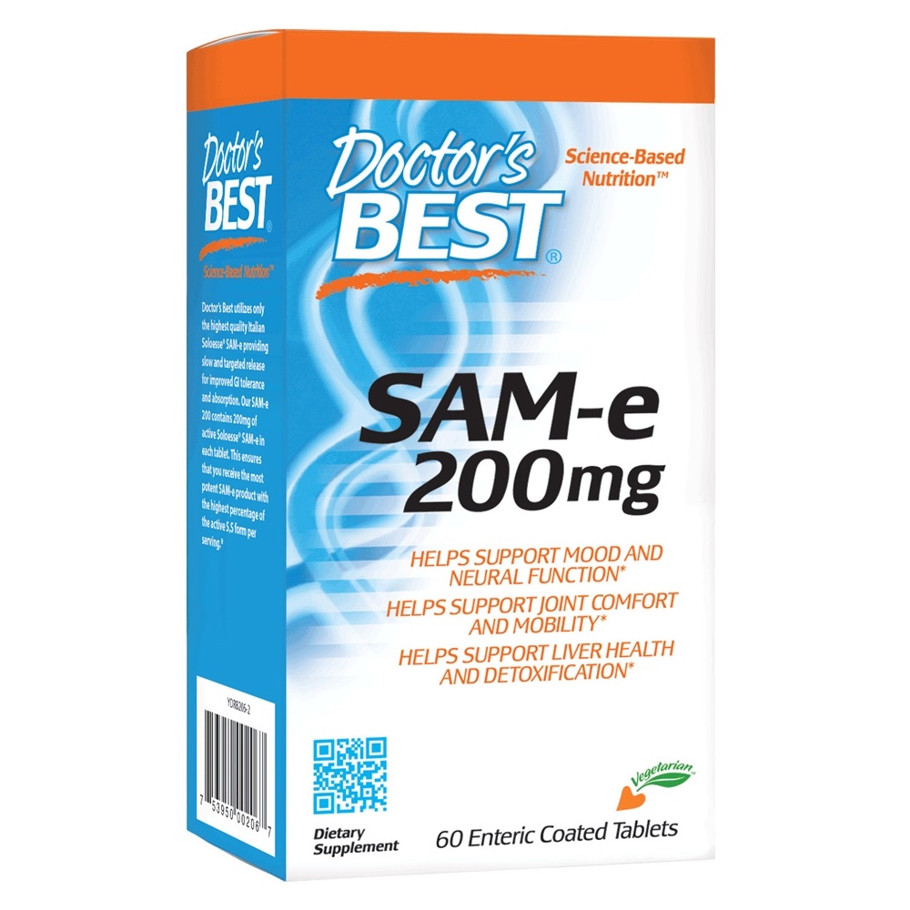 Mesmo nível farmacêutico 200 mg. - 60 Comprimidos com Doctor's Best entérico Doctor's Best