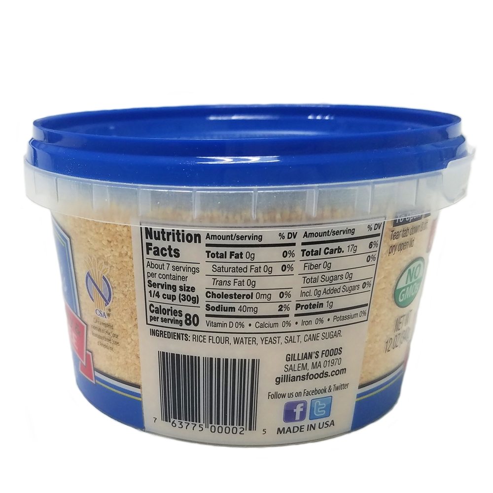 Migalhas de pão sem glúten - 12 oz. Gillian's Foods - Imagem 2