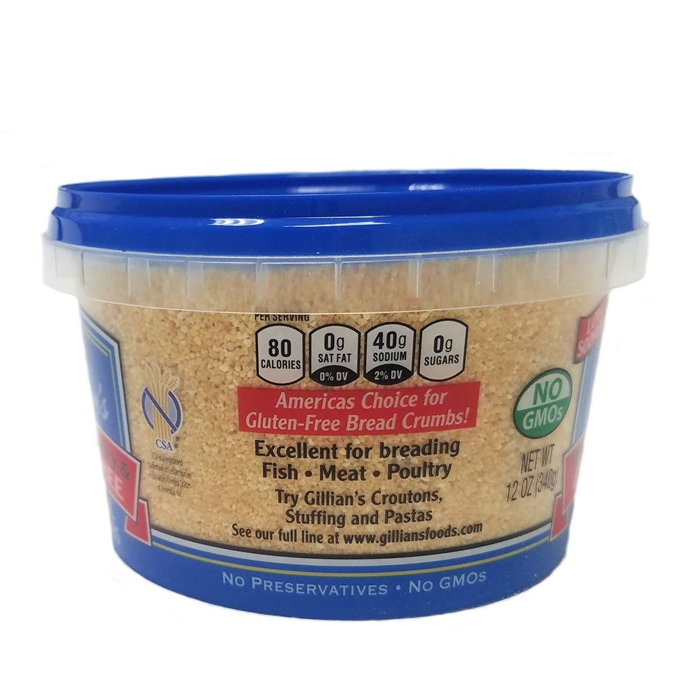 Migalhas de pão sem glúten - 12 oz. Gillian's Foods - Imagem 3