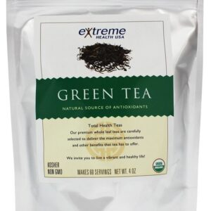 Comprar chá verde de folha solta orgânico - 4 oz. Extreme health usa preço no brasil chás e café chás verdes suplemento importado loja 31 online promoção -
