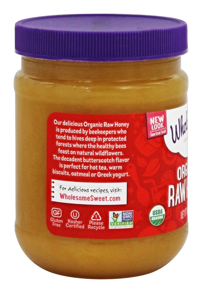 Mel Cru Orgânico - 16 oz. Wholesome! - Imagem 3