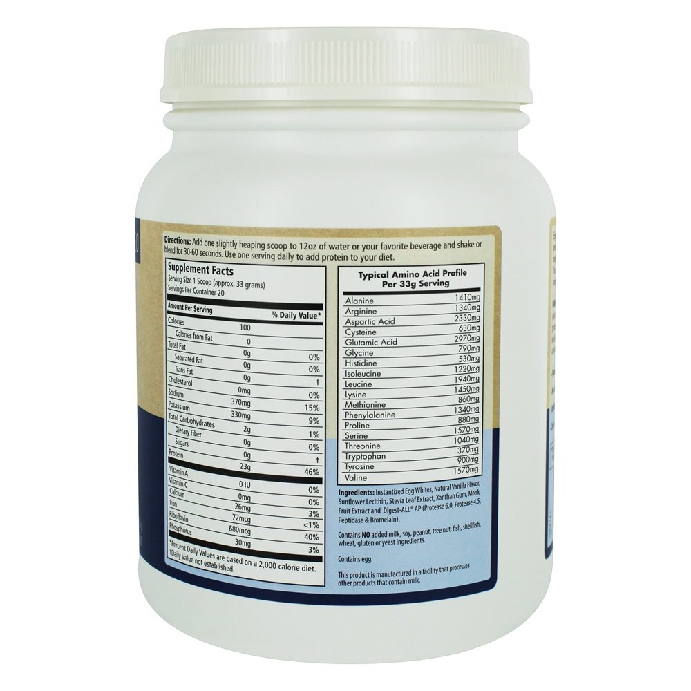Baunilha Proteica Clara de Ovo e Sem Antibióticos - 24 oz. MRM - Imagem 2