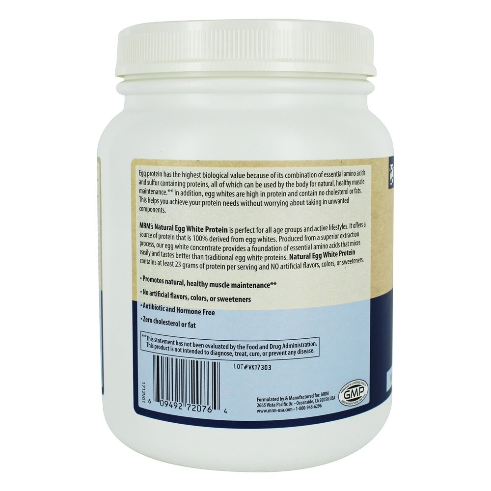 Baunilha Proteica Clara de Ovo e Sem Antibióticos - 24 oz. MRM - Imagem 3