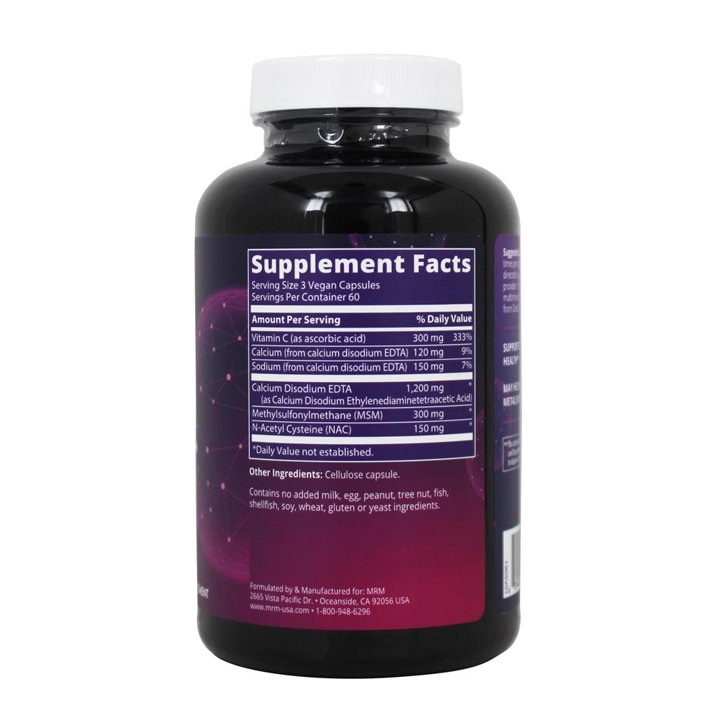 Cardio Chelate com EDTA Para Suporte Cardiovascular - Cápsulas Vegan 180 MRM - Imagem 2