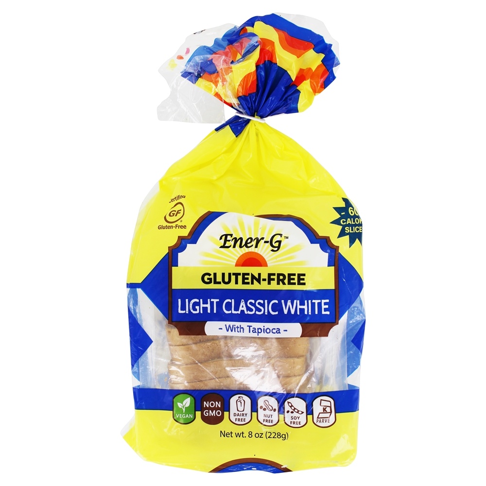 Pão branco clássico leve sem glúten com tapioca - 8 oz. Ener-G