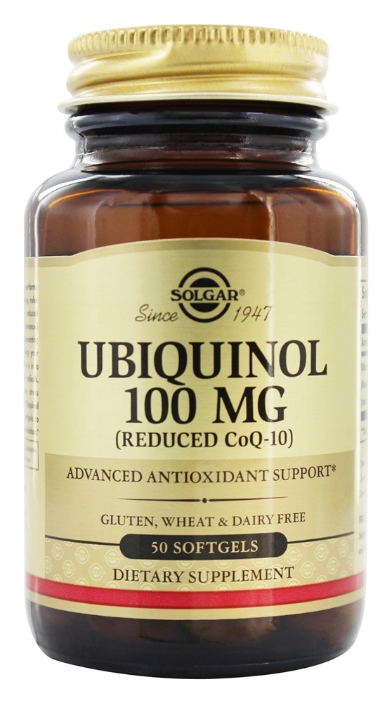 Co-10 de Ubiquinol Reduzido 100 mg. - 50 Softgels Solgar
