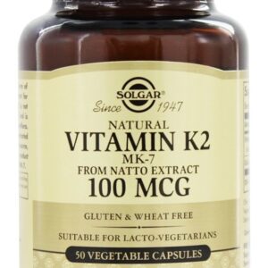 Comprar vitamina k2 natural mk7 de extrato de natto 100 mcg. - cápsulas vegetarianas 50 solgar preço no brasil vitamina k vitaminas e minerais suplemento importado loja 55 online promoção -