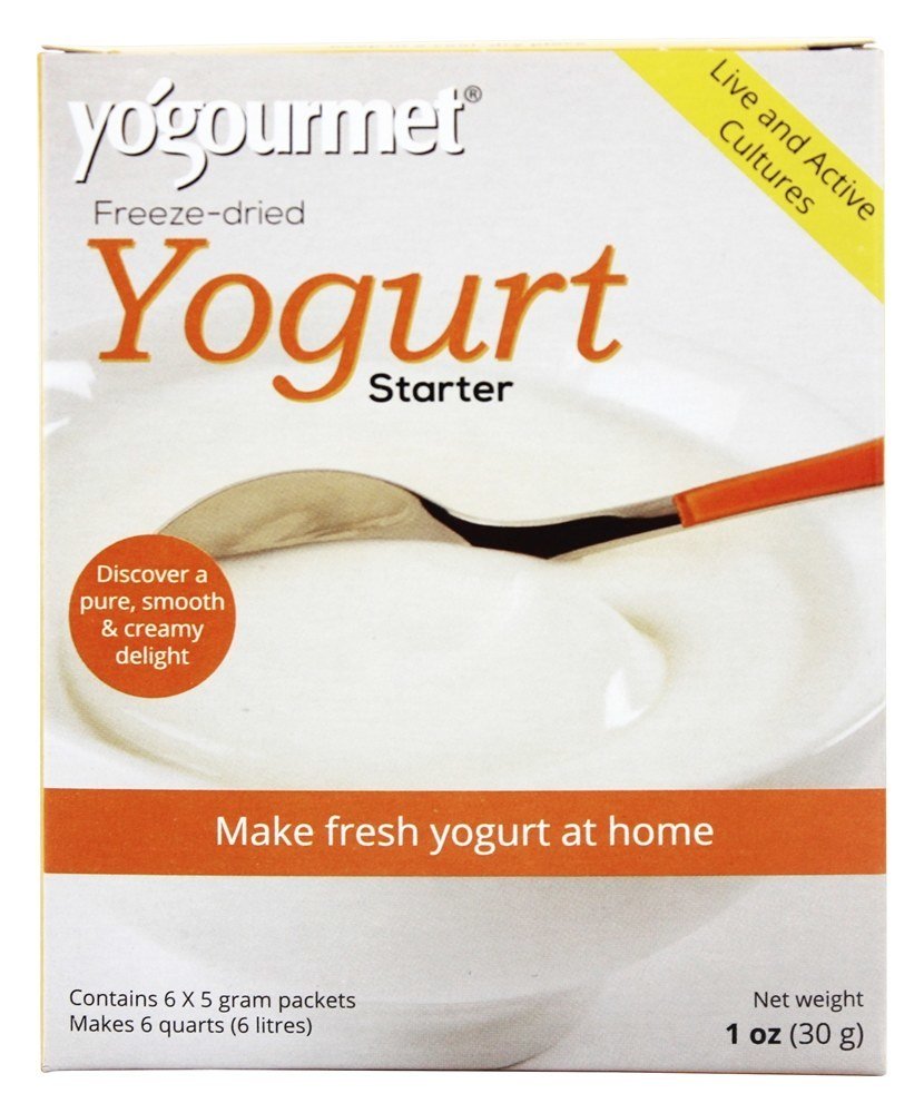 Conjunto de Starter de Iogurte liofilizado - 6 Pacotes (s) Yogourmet