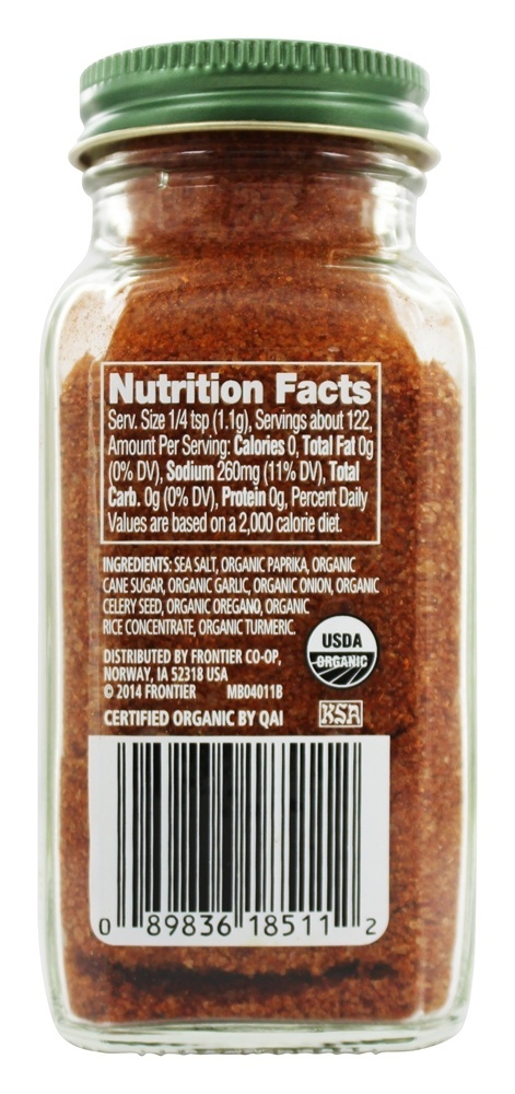 All Seasons Salt - 4.73 oz. Simply Organic - Imagem 2