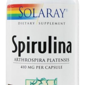 Comprar spirulina 410 mg. - cápsulas 100 solaray preço no brasil algae spirulina suplementos em oferta vitamins & supplements suplemento importado loja 105 online promoção -