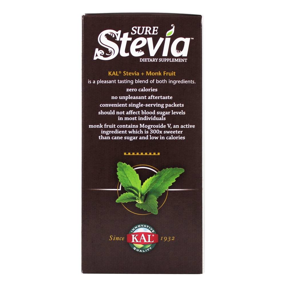 Claro Stevia Plus Monk Fruit - 100 Pacotes (s) Kal - Imagem 4