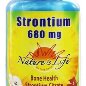 Comprar estrôncio 680 mg. - 60 tablets nature's life preço no brasil estrôncio vitaminas e minerais suplemento importado loja 1 online promoção -