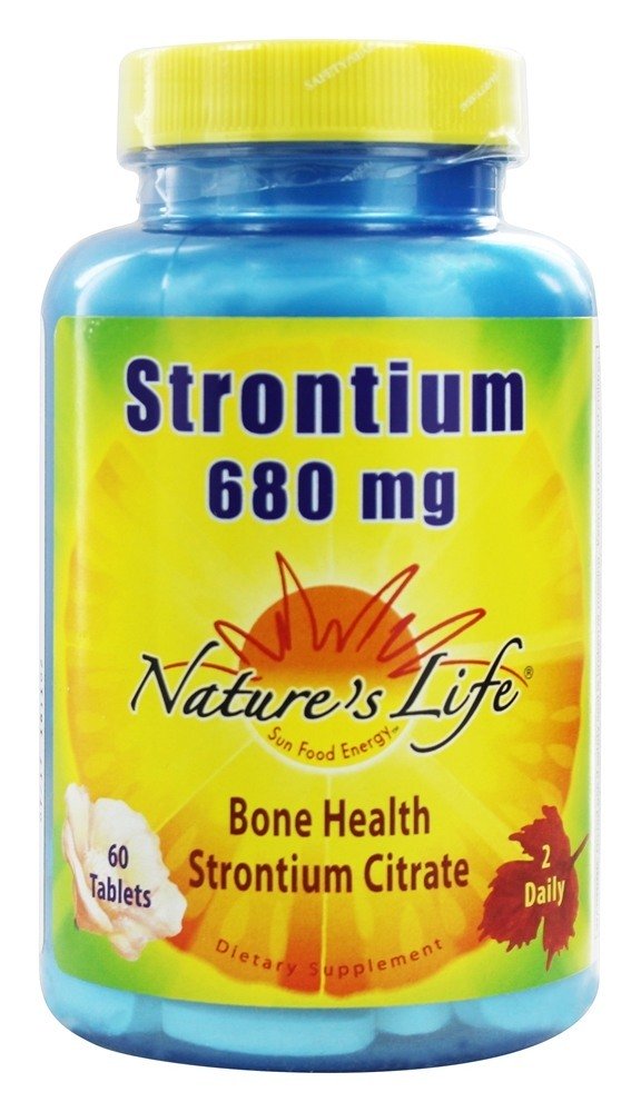 Estrôncio 680 mg. - 60 Tablets Nature's Life