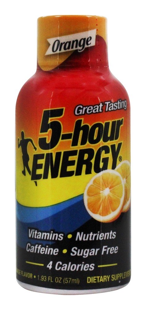 Laranja com Força Regular de Tiro de Energia - 1.93 fl. oz. 5-Hour Energy